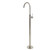 Tall Brushed Nickel Bathroom Spout with Single Handle Mixer for Australian Modern Bathrooms