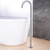 Modern Polished Chrome Wall Mounted Curved Bath Spout for Contemporary Australian Bathrooms