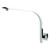 Vale Modern Polished Chrome High Rise Gooseneck Wall Mounted Shower Arm for Australian Bathrooms