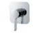 VALE Brighton Polished Chrome Wall Mounted Shower Mixer with Square Backplate for Modern Australian Bathrooms