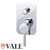 VALE Brighton Wall Mounted Shower Mixer with Diverter in Polished Chrome finish, luxury bathroom tapware available at Renovator Store Australia.