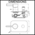 VALE Brighton Wall Mounted Shower Mixer with Diverter Technical Drawing for Australian Bathroom Renovations