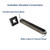 Chrome Square Ceiling Mounted Shower Arm Detail Australia - Vale Bathroom Accessories