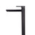 Matte black floor-mounted bath spout with mixer for modern Australian bathrooms.