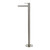 Modern brushed nickel floor mounted bath spout with mixer for freestanding tubs in Australia.