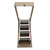 Deluxe Aluminium Attic Loft Ladder Front View for Australia Homes