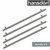 Modern solid stainless steel T-bar cabinet handles bundle of 4 for kitchen and bathroom drawers available at Renovator Store Australia.