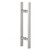 Durable stainless steel slimline entrance door handle pull set, 450mm round design for modern Australian homes and office entryways.