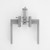 Hansdorf Zara Brushed 304 Stainless Steel Internal Door Lever Handle Kit Top View for Modern Australian Homes