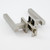 Hansdorf Kudos Passage Door Lever Handle Kit with square rosette and brushed 304 stainless steel finish for modern Australian home interiors.