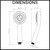 Front view diagram of a chrome Concept 5-function handheld shower head showing technical dimensions and water-saving spray nozzles for Australian bathroom renovations.