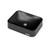 Sternhagen SeeRose Above Counter Bathroom Basin, Sani-Quartz Satin Black Rectangle Vessel Sink, Renovator Store Australia