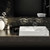 Sternhagen Dune Gloss White Above Counter Bathroom Basin, Sani-Quartz Composite Rectangular Sink, Renovator Store Australia.