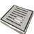 Modern Vision Stainless Steel Shower Grate with Centre Outlet for Australian Bathrooms