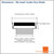 Technical Diagram showing dimensions for a Square Tile Insert Shower Drain for Australian bathrooms