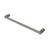 Modern polished stainless steel 600mm single towel rail for contemporary bathroom renovations in Australia.