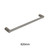 Aqua Vera Pearl Polished Stainless Steel Single Towel Rail 620mm for Modern Australian Bathrooms