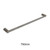 Aqua Vera Pearl 750mm Polished Stainless Steel Single Towel Rail for Modern Australian Bathrooms