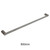 Aqua Vera Pearl 900mm polished stainless steel single towel rail for modern Australian bathrooms.