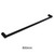 Aqua Vera Pearl 900mm Matte Black Stainless Steel Single Towel Rail Bathroom Accessory Australia