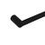 Nero Pearl Matte Black Single Towel Rail 600mm Round Wall Mounted Bathroom Accessory Australia