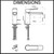 Technical line drawing of the Aqua Vera Fleur Single Lever Basin Mixer showing dimensions of 151mm height and 163mm depth for Australian bathroom installations.