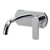 Fleur Wall Mounted Single Lever Chrome Mixer and Spout for Bathroom Basin or Bath by AQUA VERA available at Renovator Store Australia.