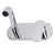 Modern polished chrome wall mounted single lever bathroom mixer tap and spout for contemporary Australian home renovations.