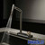 Versa Nova (Waterfall) Dual Flow Deck Waterfall & Pull Out Kitchen Mixer Tap - Gun Grey Stainless Steel