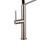 Vito Bertoni CORI Brushed Nickel Pull Down Kitchen Mixer Tap with Black Silicone Hose Australia