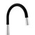 Vito Bertoni Nuova Calare Matt Black and Chrome Gooseneck Pull Out Kitchen Sink Mixer Tap Australia
