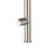 Vito Bertoni SOL2 Slim L-Shaped Kitchen Sink Mixer Tap in Brushed Nickel for Modern Australian Homes