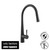 Alder Vito Bertoni Nuova Calare Matt Black Gooseneck Pull Out Kitchen Mixer Tap, Australia