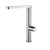 Vito Bertoni SOL2 Chrome and Matte Black L-Shaped Kitchen Mixer Tap available at Renovator Store Australia.