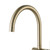 Vito Bertoni Wish2 Matte Brass Gooseneck Sink Mixer Tap for modern Australian kitchens.