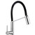 Vito Bertoni CORI Chrome Pull-Down Kitchen Mixer Tap with Black Silicone Hose, European Style Sink Mixer available at Renovator Store Australia.