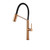 Alder Cori Copper Pull Down Kitchen Mixer Tap with Black Silicone Neck, Premium Sink Faucet Australia