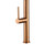 Vito Bertoni Cori Copper Pull Down Kitchen Mixer Tap with Black Silicone Hose for Australian Kitchens