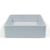 Powder Blue Vesl Square Concrete Surface Mount Bathroom Basin by Nood Co, Australia.