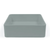 Modern Rowboat grey square concrete surface mount bathroom basin by Nood Co, ideal for contemporary Australian home renovations and luxury interior designs.
