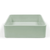 Nood Co. Vesl Square Concrete Basin in Mint, premium surface mount bathroom sink, available at Renovator Store Australia.