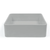 Modern Nood Co Vesl Square Concrete Basin in Cloud Grey for surface mount bathroom vanities in Australia.