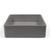 Modern Mid Tone Grey Vesl Square Concrete Surface Mount Bathroom Basin by Nood Co, Australia.