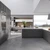 Modern Shaker Style Satin Ash Kitchen Cabinet Door with Wood Grain Finish for Australian Home Renovations