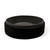 Modern Charcoal Two-Toned Round Concrete Bathroom Basin - Handcrafted Minimalist Vessel Sink Australia