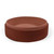 Two-toned clay concrete round bathroom basin for surface mount installation in Australian homes.