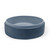 Modern minimalist Nood Co Copan Blue two-tone round concrete bathroom basin surface mounted in Australia.