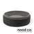 Nood Co Mid Tone Grey Stepp Circle concrete bathroom basin with a two-tone surface mount design.