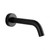 Aquaperla Echo Round Matte Black Wall Mounted Bathtub or Basin Spout for Modern Australian Bathrooms