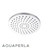 Aquaperla Round Chrome Rainfall Shower Head 200mm, High-Quality Bathroom Tapware Australia